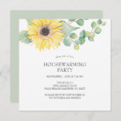 Floral Housewarming Party Uitnodigingen (Voorkant / Achterkant)