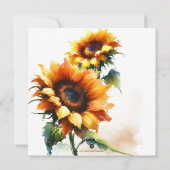 Floral Housewarming Party Uitnodigingen (Achterkant)