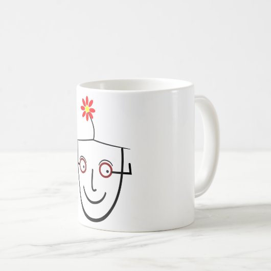 Floral Human Mok (Voorkant rechts)