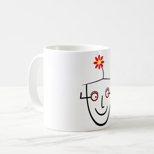 Floral Human Mok (Voorkant links)