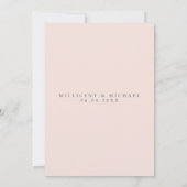Floral Hummingbird Pink Gold Waterverf Weddenschap Kaart (Achterkant)