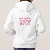 Floral Hummingbirds Hoodie (Achterkant)