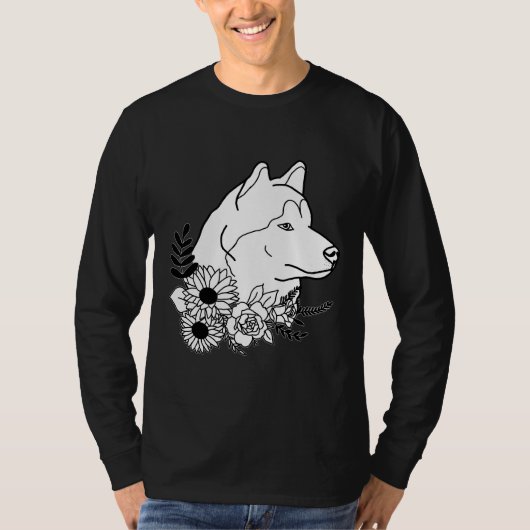 Floral Husky T-shirt (Voorkant)
