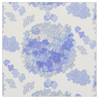 Floral Hydrangea patroon 2 Stof