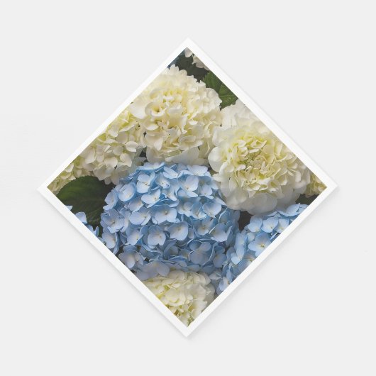 Floral Hydrangeas papieren servetten (Hoek)