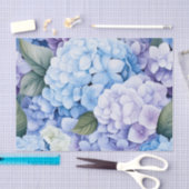 Floral Hydrangeas Tissue Paper Tissuepapier (Craft)
