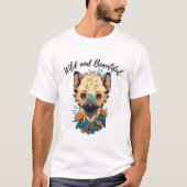 Floral Hyena T-shirt (Voorkant)
