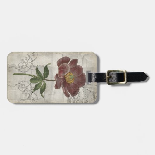 Floral I Bagagelabel (Voorkant horizontaal)