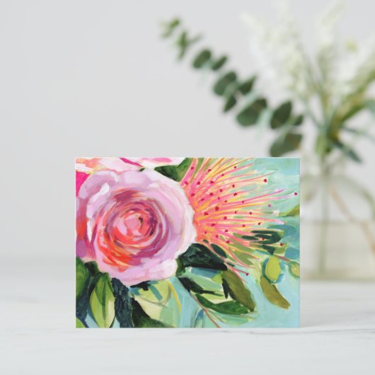 Floral I Briefkaart (Staand voorkant)