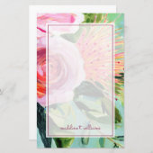 Floral I Briefpapier (Voorkant / Achterkant)