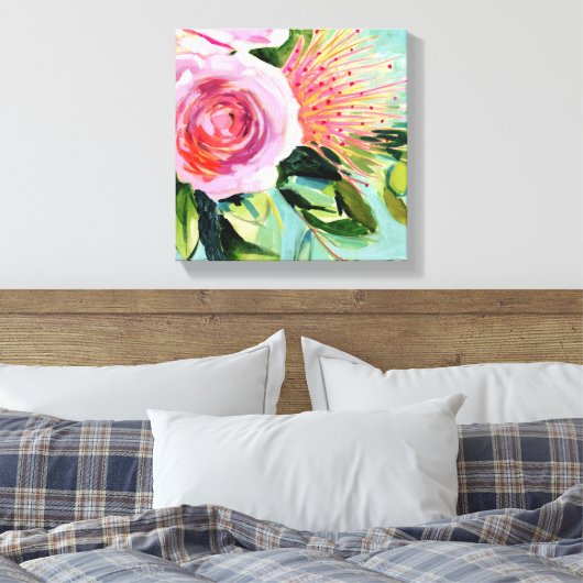 Floral I Canvas Afdruk (Insitu (Slaapkamer))