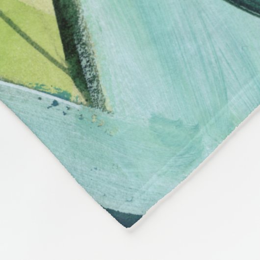 Floral I Fleece Deken (Hoek)