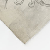 Floral I Fleece Deken (Hoek)