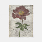 Floral I Fleece Deken (Voorkant)