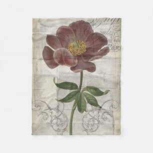 Floral I Fleece Deken