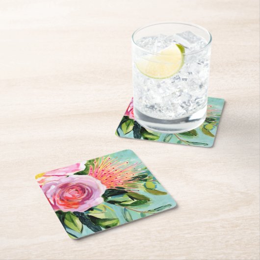 Floral I Kartonnen Onderzetters (Insitu)