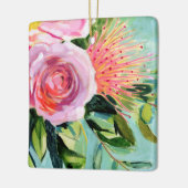 Floral I Keramisch Ornament (Links)
