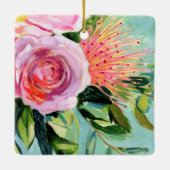 Floral I Keramisch Ornament (Achterkant)
