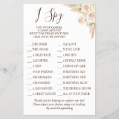 Floral I spiy bruiloft Flyer (Voorkant)