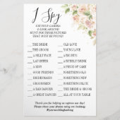 Floral I spiy bruiloft Flyer (Voorkant)