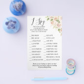 Floral I spiy bruiloft Flyer (Enkel)