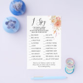 Floral I spiy bruiloft Flyer (Enkel)