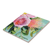 Floral I Tegeltje (Zijkant)