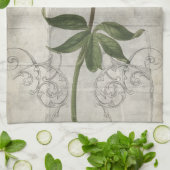 Floral I Theedoek (Gevouwen)