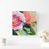 Floral I Vierkante Klok (Huis)