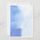 Floral Ice Cream Cone Baby shower Kaart (Achterkant)