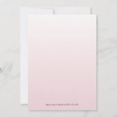 Floral Ice Cream Cone Verjaardagsfeestuitnodiging Kaart (Achterkant)