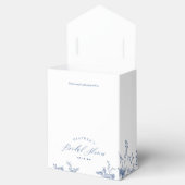 Floral Iets Blauw Vrijgezellenfeest Bedankdoosjes (Geopend)