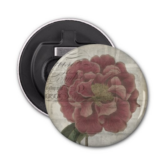 Floral III Button Flesopener (Voorkant)
