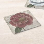 Floral III Kartonnen Onderzetters (Schuin)