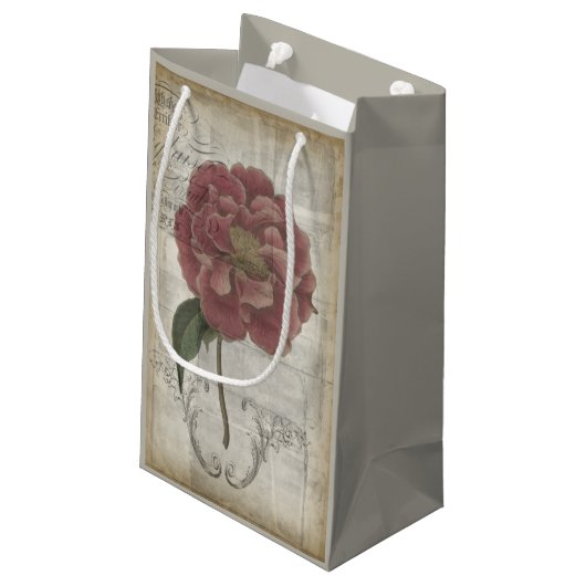 Floral III Klein Cadeauzakje (Achterkant Gekanteld)