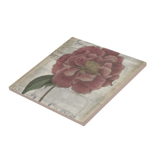 Floral III Tegeltje (Zijkant)