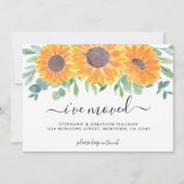 Floral ik heb de Kaart Bewegende Aankondiging verp (Voorkant)