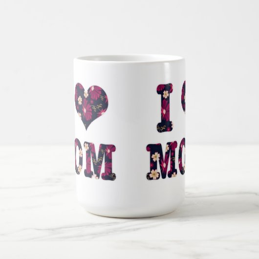 Floral Ik Hou van Mam Koffiemok (Center)