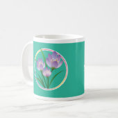 Floral Illustration Happy Moederdag Mok (Voorkant links)