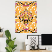 Floral Illustration, Hollow Life Poster (Thuiskantoor)