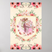 Floral Illustration, Lady of Spring Poster (Voorkant)