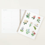 Floral Illustration minimalist Botanical Planner<br><div class="desc">Blijf georganiseerd en geïnspireerd met deze elegante ongedateerde planner, met delicate botanische illustraties op de cover. Perfect voor degenen die flexibiliteit in hun planning waarderen, deze planner laat je op elk moment beginnen, met pagina's die lay-outs bevatten om afspraken, doelen en taken bij te houden. De spiraalbinding zorgt voor gemakkelijk...</div>