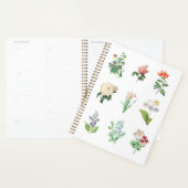  Floral Illustration minimalist Botanical Planner (Display)