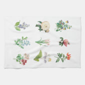  Floral Illustration minimalist Botanical Theedoek (Horizontaal)