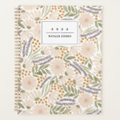 Floral Illustration Personalized Planner (Voorkant)