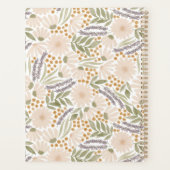 Floral Illustration Personalized Planner (Achterkant)