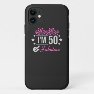 floral im 50 jaar oud en geweldig gezegde Case-Mate iPhone case