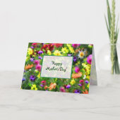 Floral Impression Mothers Day Kaart (Voorkant)