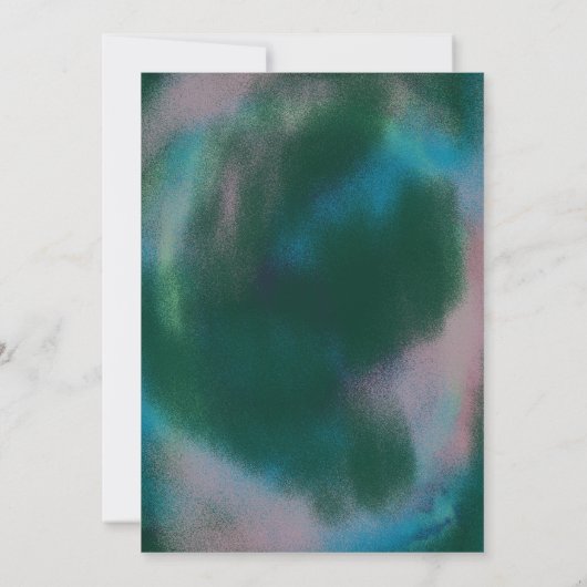 Floral Impressionisme Kaart (Achterkant)