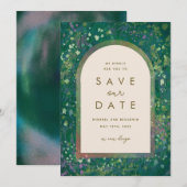 Floral Impressionisme Kaart (Voorkant / Achterkant)